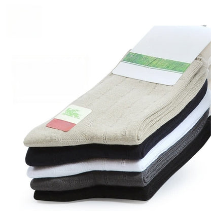 Bamboo Fiber Sweat-absorbent Comfortable Socks(5 Pairs)
