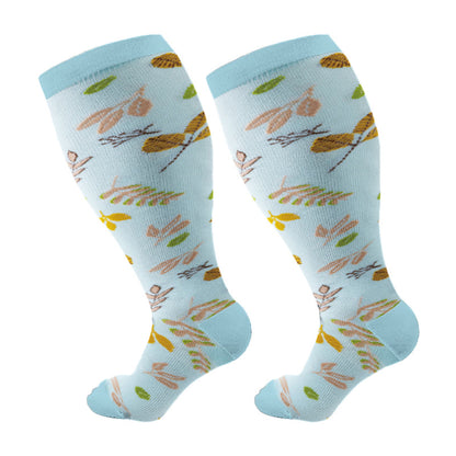 Plus Size Defoliation Compression Socks