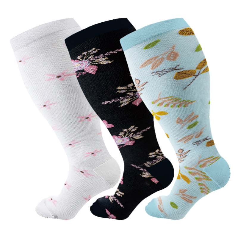 Plusock Plus Size Defoliation Compression Socks - image 1