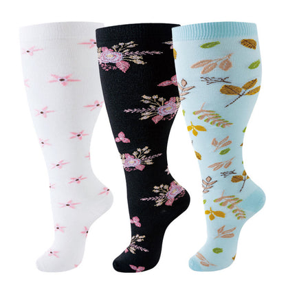 Plus Size Defoliation Compression Socks