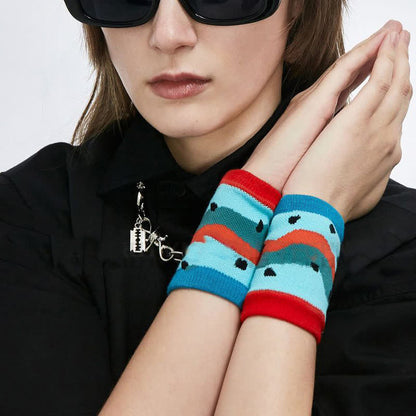Fun Watermelon Pattern Wrist Sleeves(2 Pairs)
