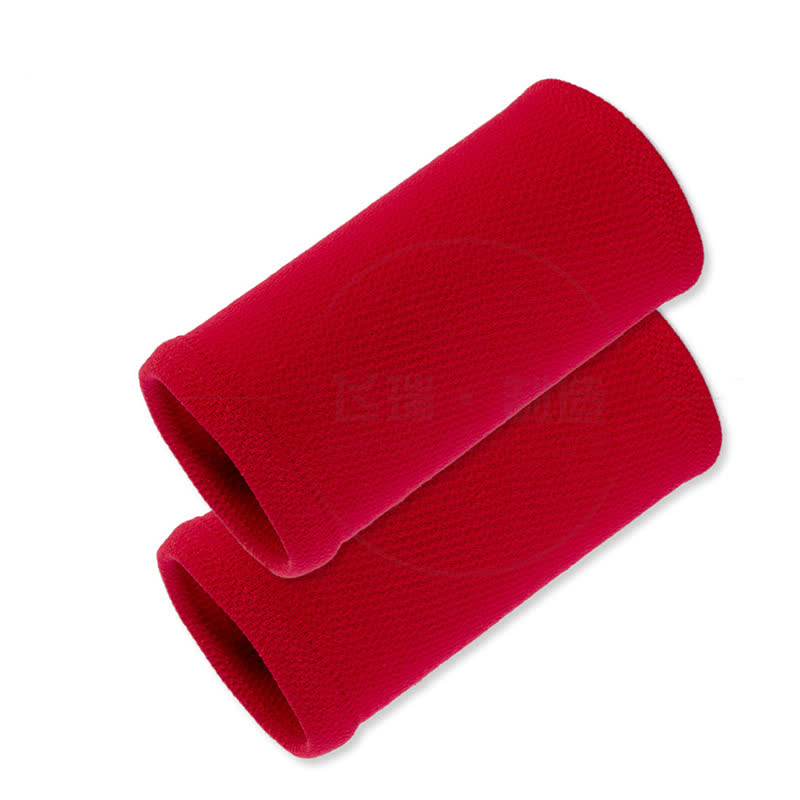 Solid Color Outdoor Sports Compression Wrist Sleeves(2 Pairs)