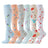 Plusock Medical Print Sweat-wicking Sports Compression Socks(6 Pairs) - image 0