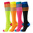 Plusock Colorful Stripe Outdoor Running Compression Socks(4 Pairs)