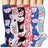 Plusock Cute Pig Print Outdoor Running Compression Socks(6 Pairs) - image 0