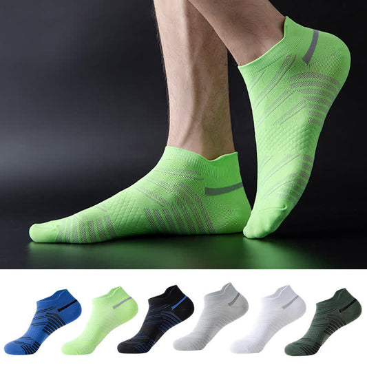 Stripe Breathable Sports Compression Socks(6 Pairs)