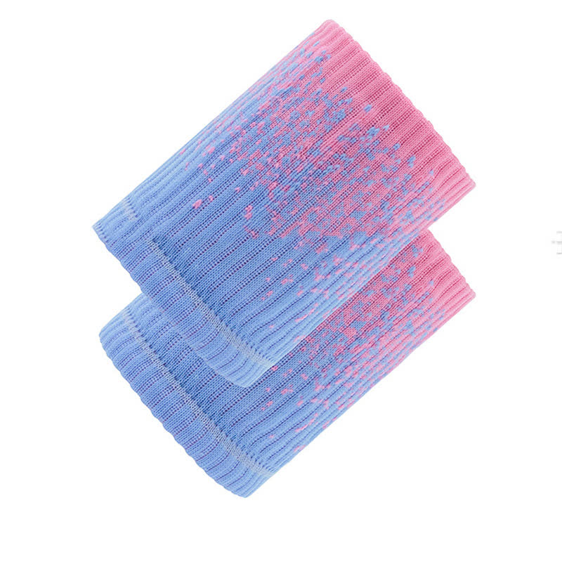 Gradient Color Fitness Wrist Sleeves(2 Pairs)