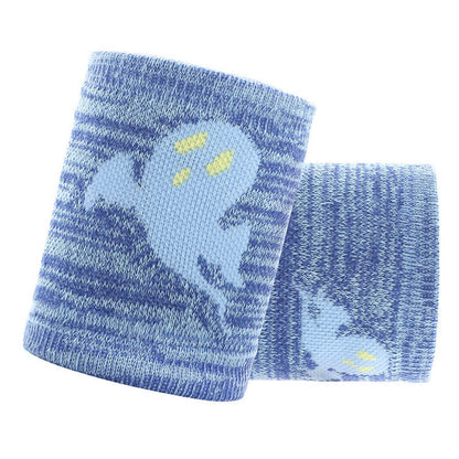 Cute Ghost Pattern Sports Wrist Sleeves(2 Pairs)