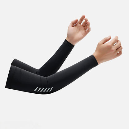 Solid Color Outdoor Sun Protection Ice Arm Sleeves(3 Pairs)