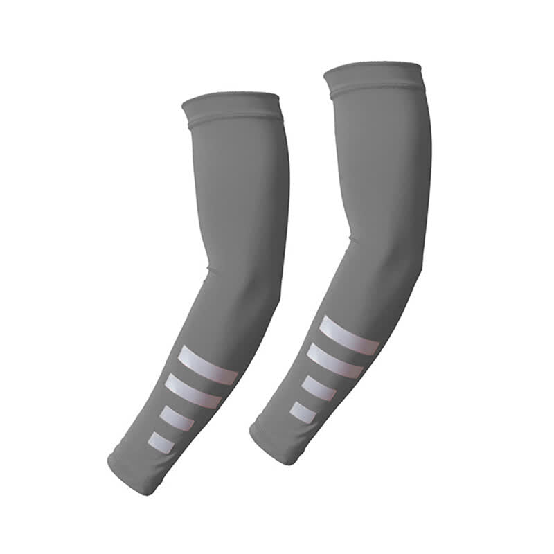 Reflective Outdoor Sun Protection Quick-Dry Arm Sleeves(3 Pairs)