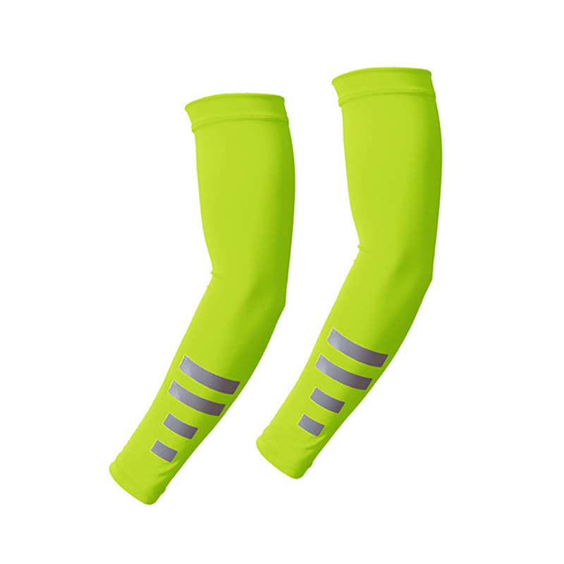 Reflective Outdoor Sun Protection Quick-Dry Arm Sleeves(3 Pairs)
