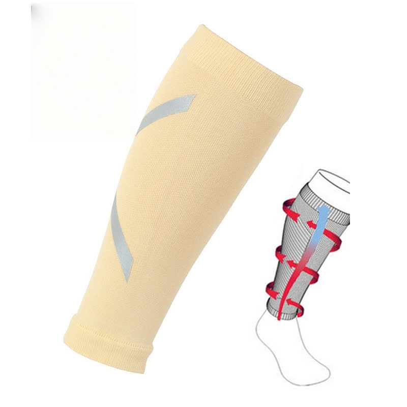 Reflective sports Compression Calf Sleeves