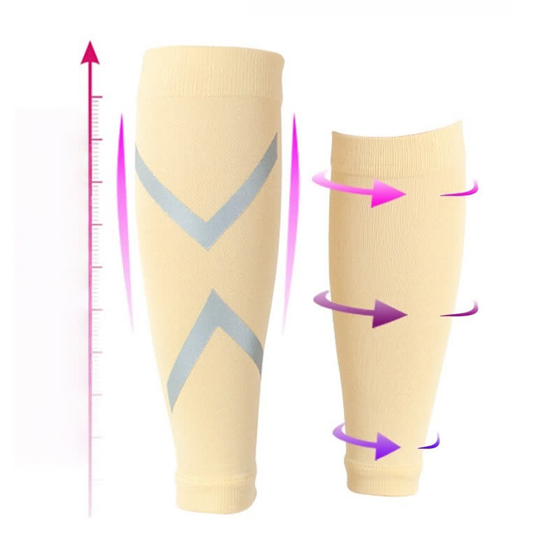 Reflective sports Compression Calf Sleeves