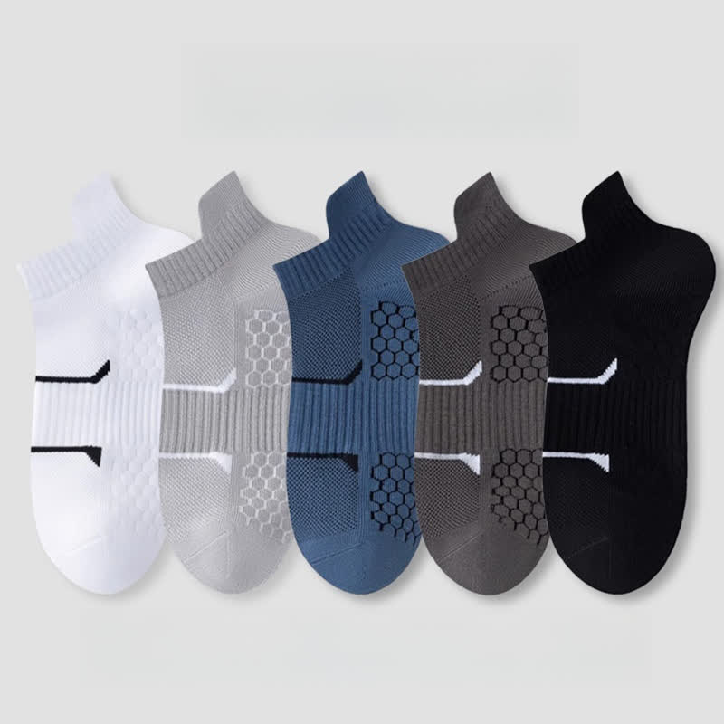 Thin Breathable Deodorant Sweat-absorbent Sports Socks(6 Pairs)