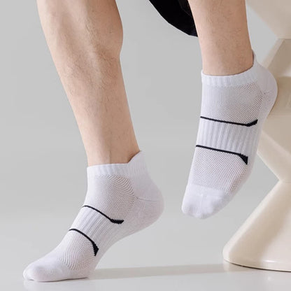 Thin Breathable Deodorant Sweat-absorbent Sports Socks(6 Pairs)