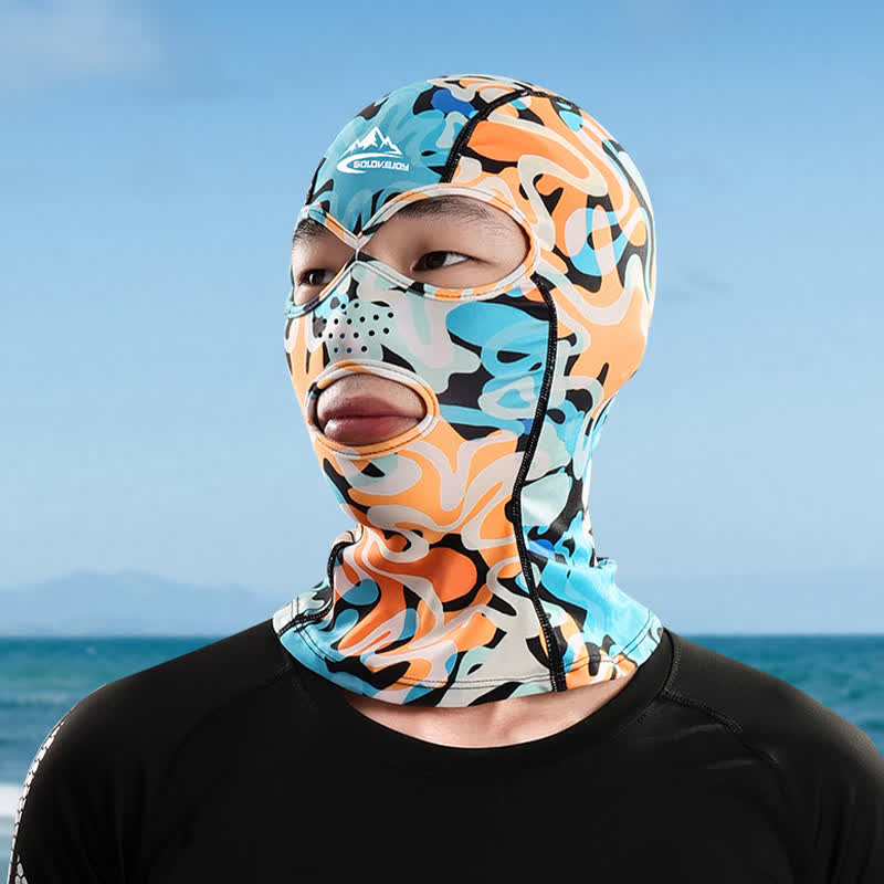 Outdoor Colorful Breathable Sun Protection Facekini Mask
