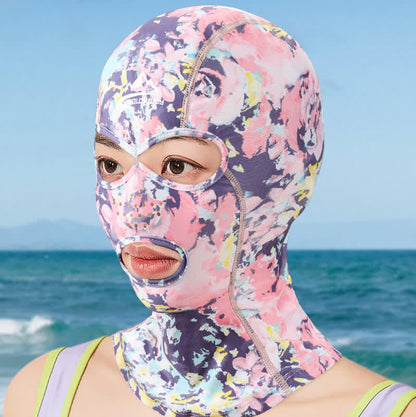 Outdoor Colorful Breathable Sun Protection Facekini Mask