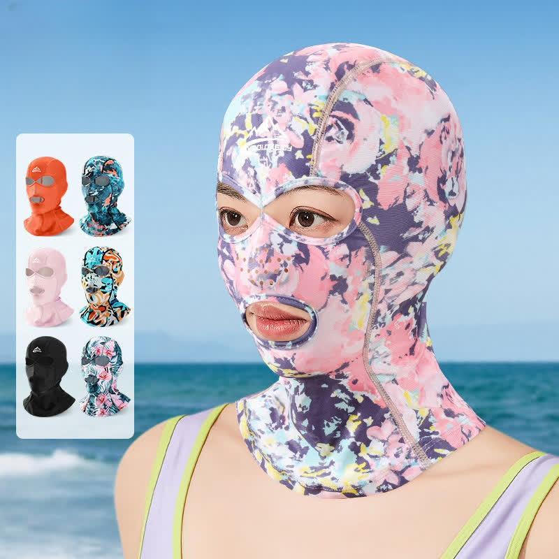 Outdoor Colorful Breathable Sun Protection Facekini Mask