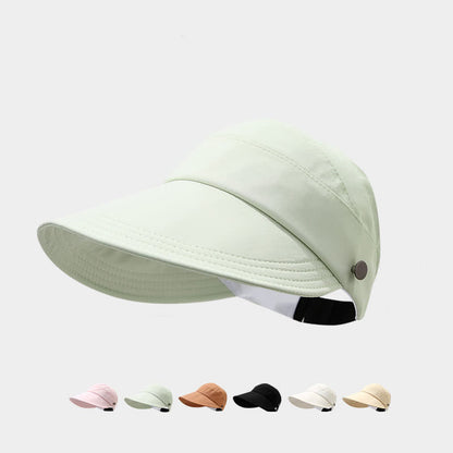 Half Open Top Sun Protection Visor Hat