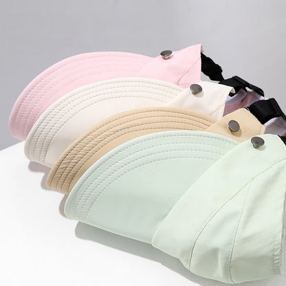 Half Open Top Sun Protection Visor Hat