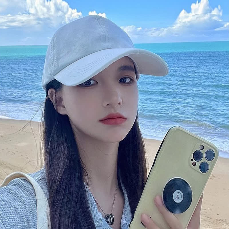 Ponytail Hole Sun Protection Baseball Cap