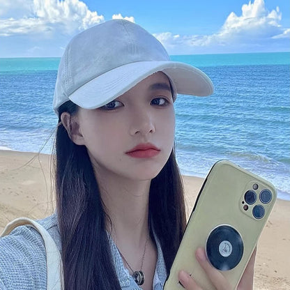 Ponytail Hole Sun Protection Baseball Cap