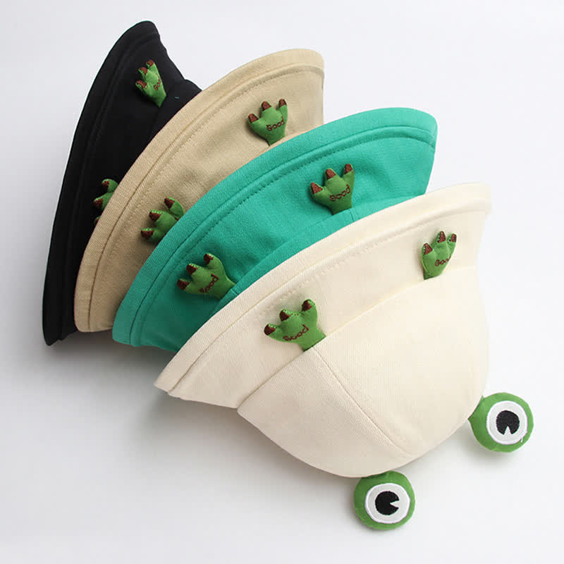Cute Frog Design Bucket Hat