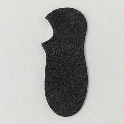 Solid Color Thin Cotton Mesh Breathable Sport Ankle Socks(9 Pairs)