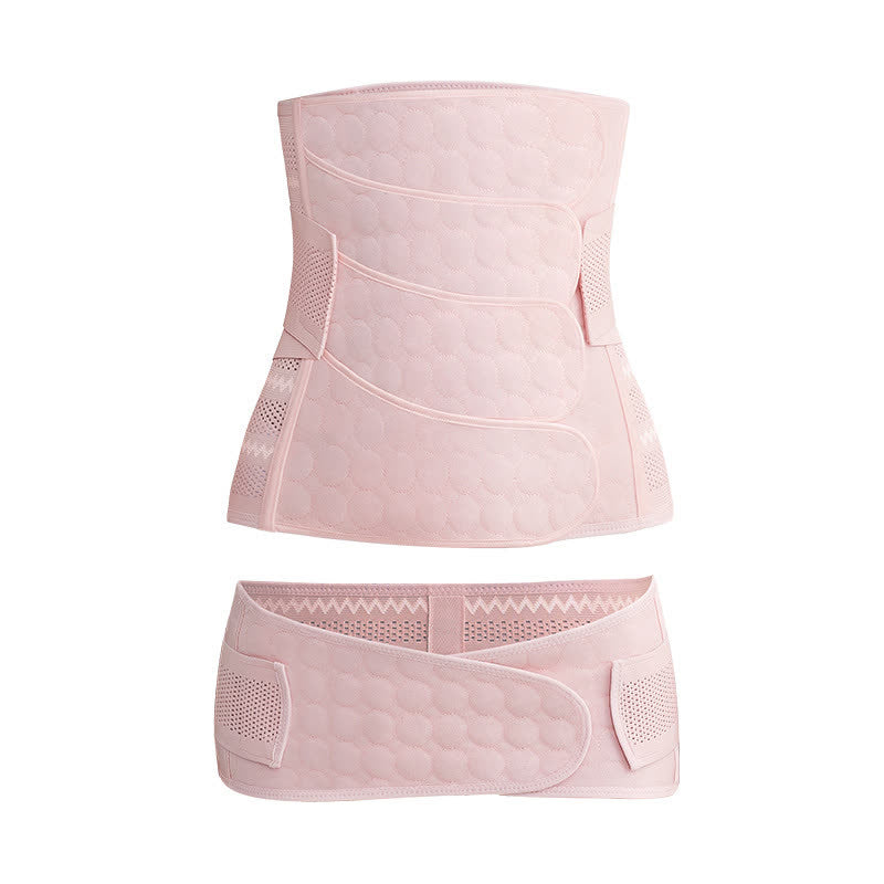 Solid Color Breathable Belly Belt Set