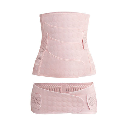 Solid Color Breathable Belly Belt Set