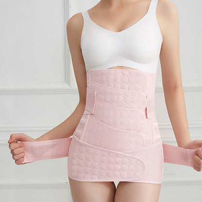 Solid Color Breathable Belly Belt Set