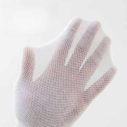 Thin Breathable Sweat-absorbent Mesh Cotton Ankle Socks(5 Pairs)