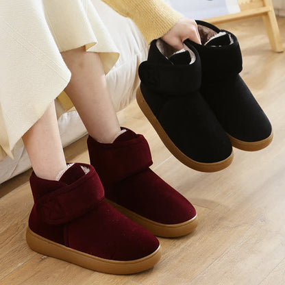 Plusock Velcro High Top Warm Indoor Slippers - image 1