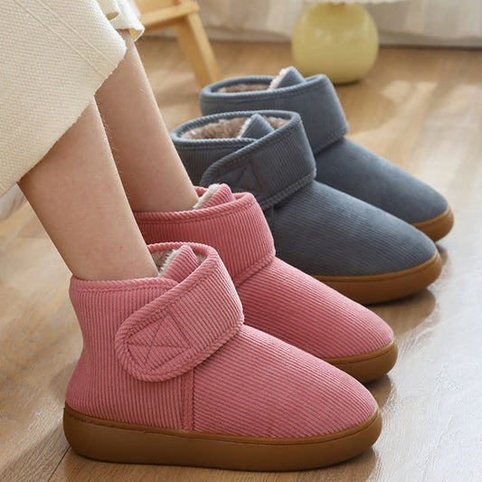 Plusock Velcro High Top Warm Indoor Slippers - image 0