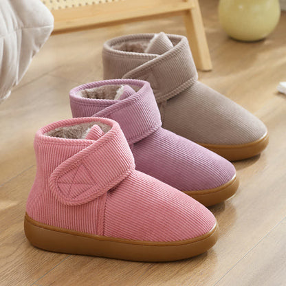 Plusock Velcro High Top Warm Indoor Slippers - image 2