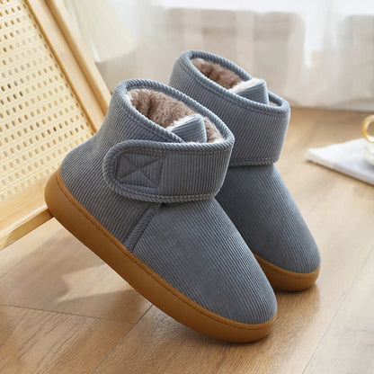 Velcro High Top Warm Indoor Slippers