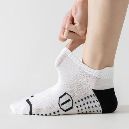 Plus Size Cotton High Elastic Ankle Compression Socks(5 Pairs)