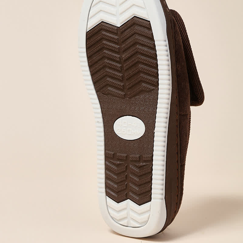 Plus Size Easy On Velcro Non-slip Slippers
