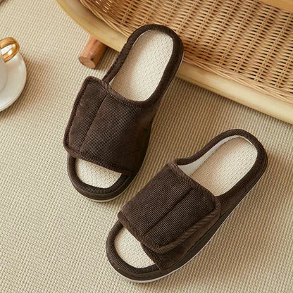 Plusock Plus Size Easy On Velcro Non-slip Slippers - image 7