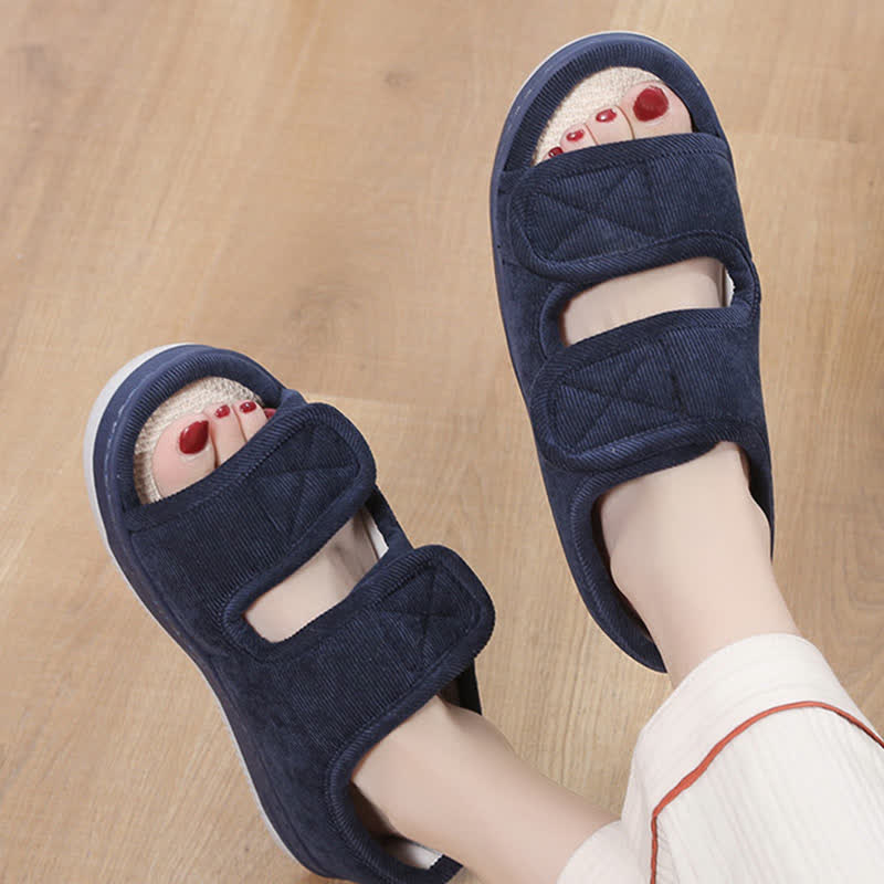 Plusock Plus Size Adjustable Non-Slip Slippers - image 4