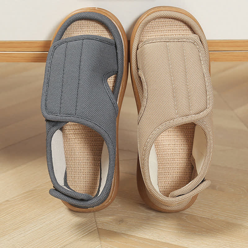 Plusock Plus Size Adjustable Easy On Non-slip Slippers - image 2