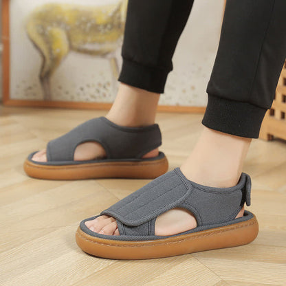 Plus Size Adjustable Easy On Non-slip Slippers
