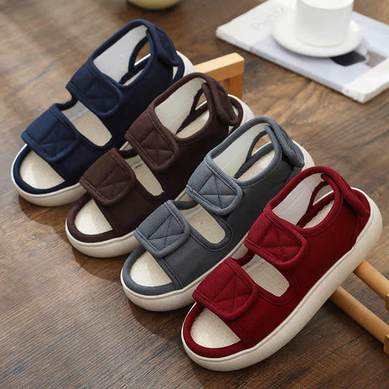 Plusock Plus Size Easy On Velcro Anti-slip Slippers - image 1