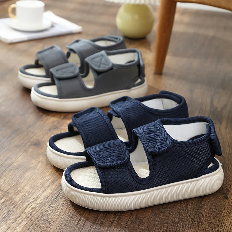 Plusock Plus Size Easy On Velcro Anti-slip Slippers - image 3