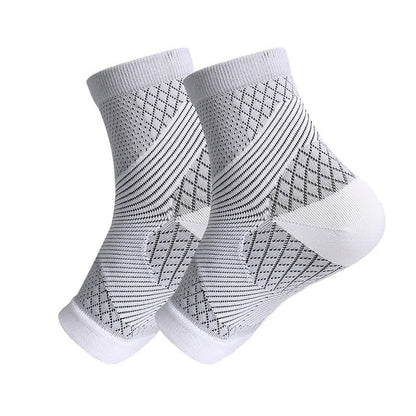 Plusock High Elastic Outdoor Cycling Compression Ankle Braces(3 Pairs)