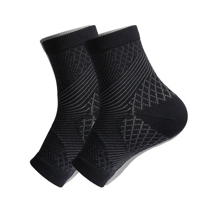 Plusock High Elastic Outdoor Cycling Compression Ankle Braces(3 Pairs)