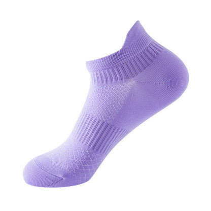 Solid Color Quick-drying Running Ankle Compression Socks(8 Pairs)
