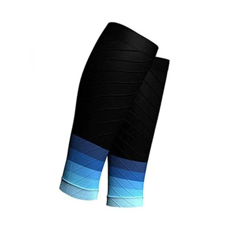 Elastic Gradient Color Compression Calf Sleeves(3 Pairs)