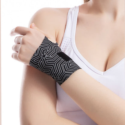Stripe Print Ultra-Thin Wrist Sleeves