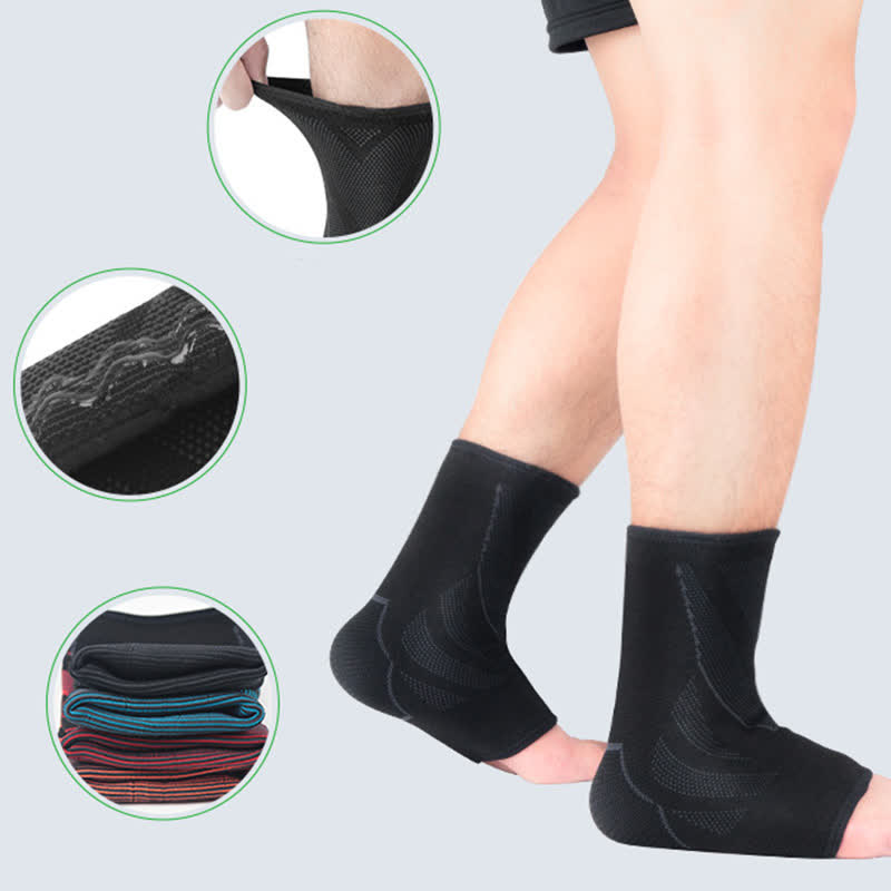 Knitted Breathable Non-slip Sports Ankle Braces